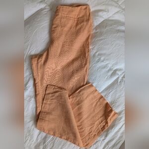 Paloma Wool Linen Wide Leg Pants Trousers Peach Orange 40